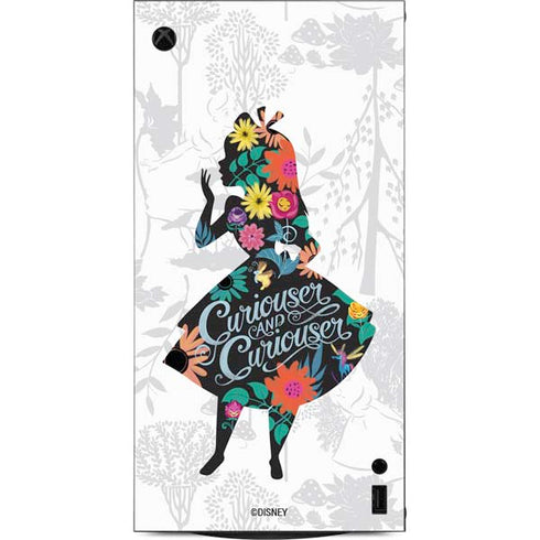 Disney Alice in Wonderland (animated) Silhouette Curiouser and Curiouser XBox Series X Digital Edition Console Skin